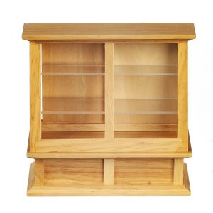 STORE DISPLAY CASE/OAK