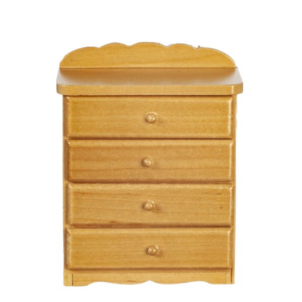4-DRAWER CHEST/OAK
