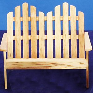 ADIRONDACK DBL CHAIR/OAK