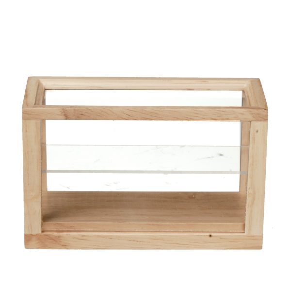 SMALL DISPLAY CASE/OAK/