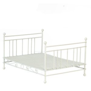 DOUBLE BED FRAME/WHITE