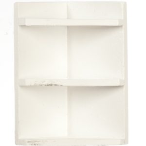 CORNER SHELF/WHITE