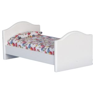 SINGLE BED/WHITE