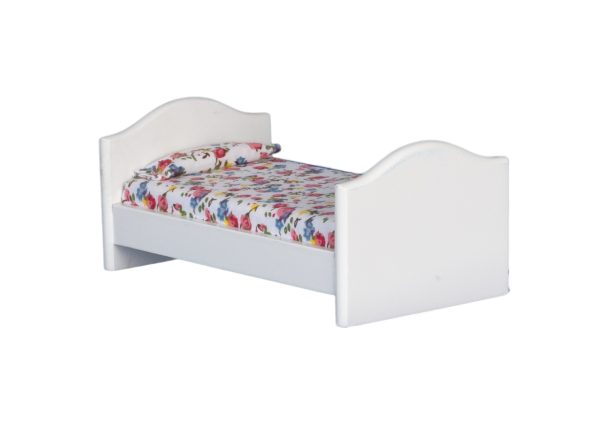 SINGLE BED/WHITE