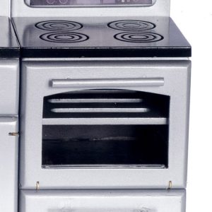 SILVER STOVE W/BLACK TOP