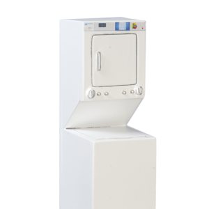 STACKED WASHER/DRYER/WHT