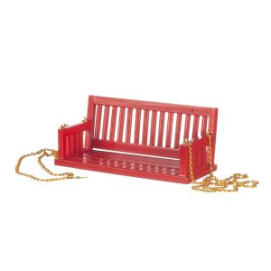 4 1/2in.PORCH SWING/RED