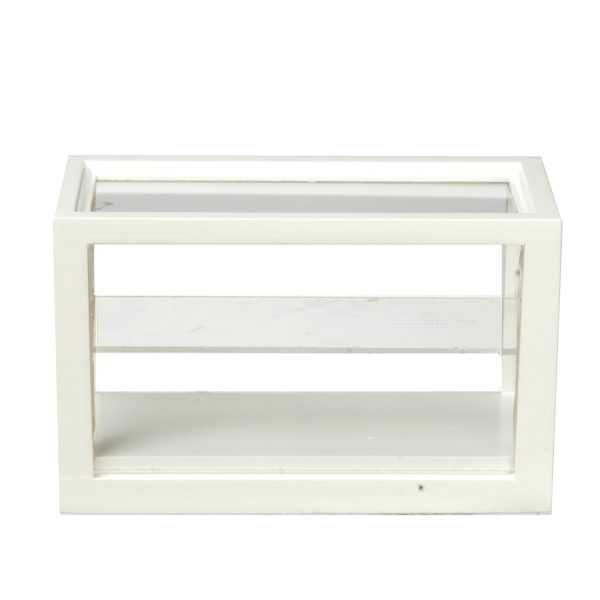 SMALL DISPLAY CASE/WHT
