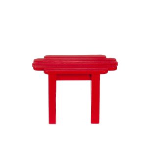 ADIRONDACK TABLE/RED
