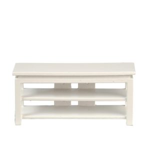 T.V. STAND/WHITE