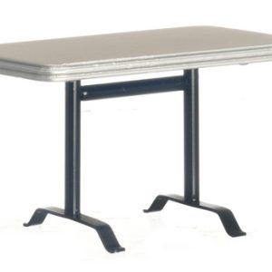 1950'S BOOTH TABLE/SILVE