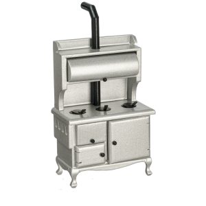 WOOD STOVE/SILVER