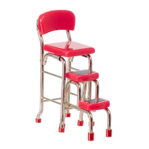 KITCHEN STOOL W/STEPS/RD