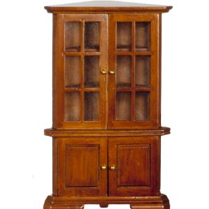 CORNER HUTCH/WALNUT