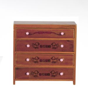 4-DRAWER CHEST/WAL/W/ABC