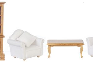 LIVING ROOM SET/4/WALN/CS