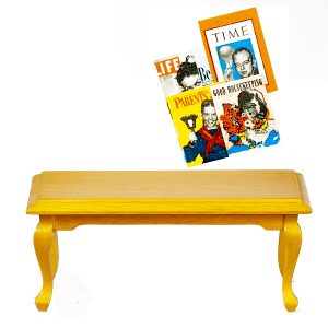 COFFEE TABLE/WAL/W/MAGS