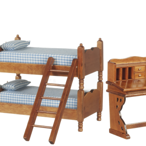 BUNKBED SET/5/WALNUT