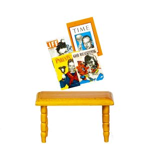 COFFEE TABLE/WAL/W/MAGS