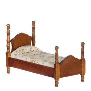TWIN BED/WALNUT