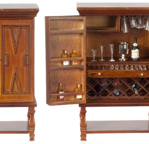 BAR CABINET W/ACCESSORIES