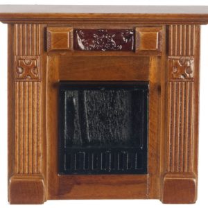 ELIZABETH FIREPLACE/WALN