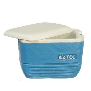 LARGE COOLER W/LID/BLUE