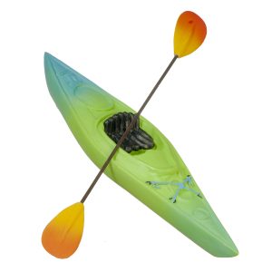 KAYAK AND PADDLE