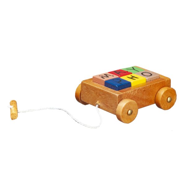 WAGON WITH BLOCKS