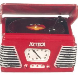 1950'S TURNTABLE/RED