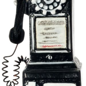 1950'S PAY PHONE/BLACK.D