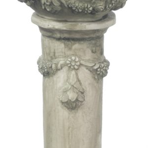VICTORIAN BIRDBATH/GREEN