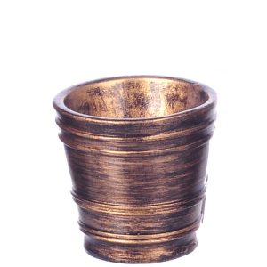 FR.COUNTRY POT/LARGE/GOLD