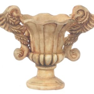 WINGED ANGEL URN/AGED