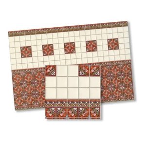 1/2in.RED VICT.TILE