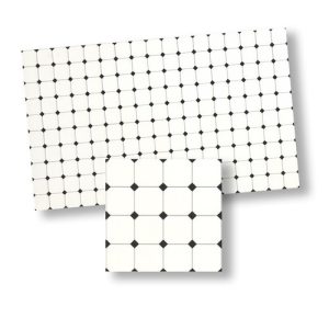 1/2in.BLCK.DIAMOND TILE