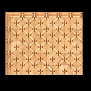 1/2in.CROSS PARQUET TILE