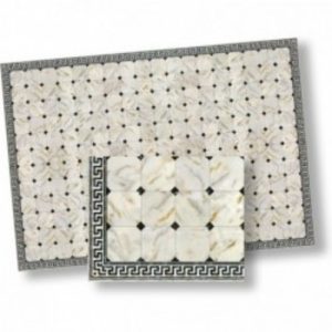 1/2in.FAUX MARBLE TILE