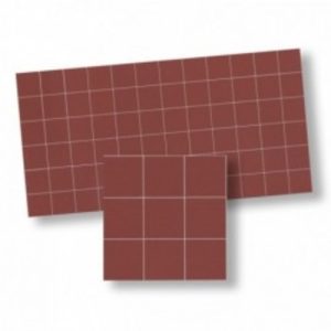 MOSAIC TILE/VIC.FL/MAROON