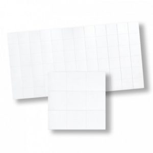MOSAIC TILE/MATTE WHITE