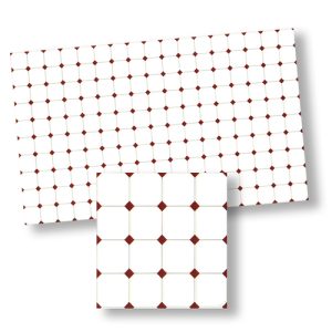 WALL TILE/RED DIAMOND