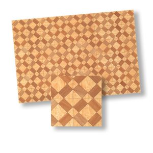 FAUX WOOD INLAY FLOORING
