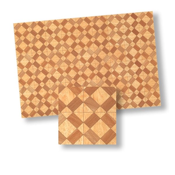 FAUX WOOD INLAY FLOORING