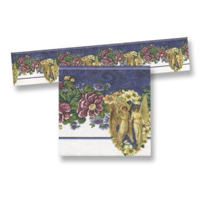 FLORAL WALLPAPER BORDER