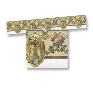 FLORAL WALLPAPER BORDER