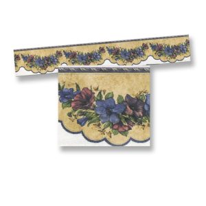 FLORAL WALLPAPER BORDER