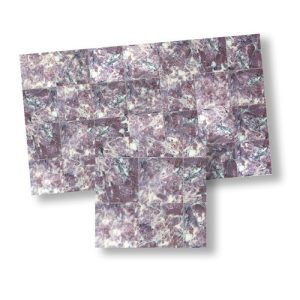 FAUX MARBLE TILE/LILAC