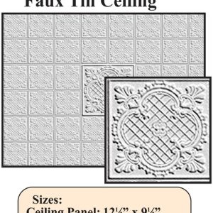 FAUX TIN CEILING PANEL