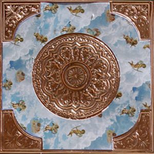 COPPER SQ.CEILING W/ANGEL
