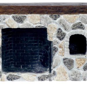 FIELDSTONE WALK-IN FIREPL